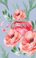 Academic Planner 2020-2024: 2020-2024 Academic Planner and Monthly Planner for 5 Year Plan - 60 Month Calendar with US Federal Holidays. Pink Flowers Cover Design