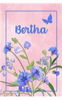 Bertha: Personalized Journal with Her German Name (Mein Tagebuch)