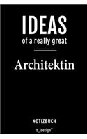 Notizbuch für Architekten / Architekt / Architektin
