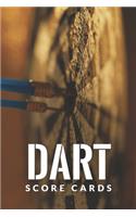 Dart Score Cards