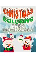 Christmas Coloring Book for Kids Ages 2-4: A Christmas Coloring Books with Fun Gifts for Kids Boys Girls