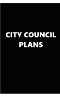 2020 Weekly Planner Political Theme City Council Plans Black White 134 Pages