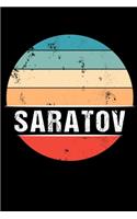 Saratov: 100 Pages 6 'x 9' - College Ruled Paper Journal Manuscript - Planner - Scratchbook - Diary