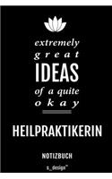 Notizbuch für Heilpraktiker / Heilpraktikerin: Originelle Geschenk-Idee [120 Seiten kariertes blanko Papier]