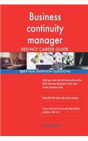 Business continuity manager RED-HOT Career Guide; 2577 REAL Interview Questions