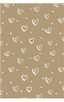 Cute Hearts Notebook: 3: 6 x 9 180 Pages Notebook: Notebook Journal: Notebook Lined(3 Cute Heart)