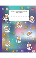 Primary Composition Notebook Story Journal: Educational Writing and Drawing Handwriting Activity Workbook