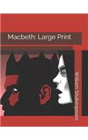 Macbeth: Large Print