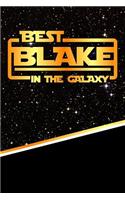 The Best Blake in the Galaxy: Isometric Dot Paper Drawling Notebook Feature 120 Pages 6x9