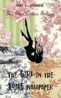 Girl in the Toile Wallpaper