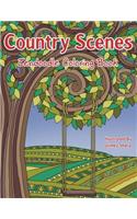 Country Scenes Zendoodle Coloring Book