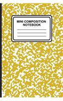 Mini Composition Notebook