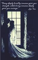 Love & Courage - Lined Notebook with Margins - 5Narrow: 101 Pages, 5 x 8, Narrow Ruled, Journal, Soft Cover