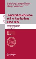 Computational Science and Its Applications – ICCSA 2022