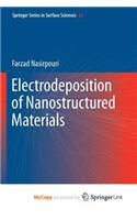 Electrodeposition of Nanostructured Materials