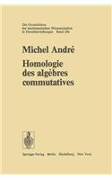 Homologie Des Algebres Commutatives