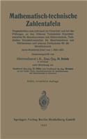 Mathematisch-Technische Zahlentafeln