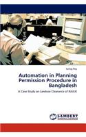 Automation in Planning Permission Procedure in Bangladesh