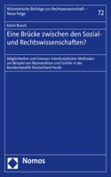 Eine Brucke Zwischen Den Sozial- Und Rechtswissenschaften?: Moglichkeiten Und Grenzen Interdisziplinarer Methoden Am Beispiel Von Reproduktion Und Familie in Der Bundesrepublik Deutschland Heute