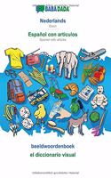 BABADADA, Nederlands - Español con articulos, beeldwoordenboek - el diccionario visual: Dutch - Spanish with articles, visual dictionary