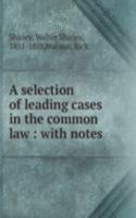selection of leading cases in the common law