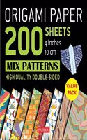Origami Paper 200 sheets Mix Patterns 4