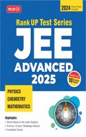 MTG JEE Advanced Rank Up Test Series For 2025 Exam - Physics Chemistry Mathematics | 10 Practice Papers (Paper-1 & Paper-2) | JEE Advanced Mock Test Paper | Previous 10 Years Weightage Analysis