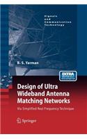 Design of Ultra Wideband Antenna Matching Networks