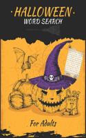 Happy Halloween Word Search for Adults
