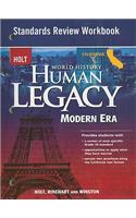Holt California World History Human Legacy Modern Era Standards Review Workbook