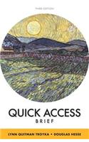 Quick Access Brief Plus Mylab Writing Without Pearson Etext -- Access Card Package