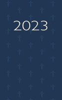 Church Pocket Book and Diary 2023 Blue with Lectionary