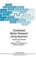 Condensed Matter Research Using Neutrons