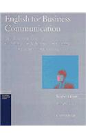 English for Business Communication Teacher's book