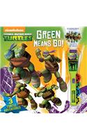 Teenage Mutant Ninja Turtles Green Means Go!: (3 Flashlight Book)