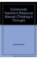 Community Teacher's Resource Manual