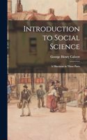Introduction to Social Science