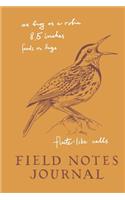 Field Notes Journal: (USA Birds)