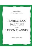 Homeschool Daily Log and Lesson Planner