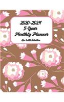2020-2024 Live With Intention 5-Year Monthly Planner 8.5x11