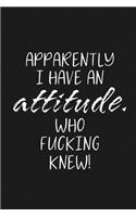 Apparently I have an attitude. Who fucking knew!