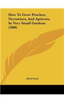 How To Grow Peaches, Nectarines, And Apricots, In Very Small Gardens (1886)