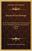 Speeches Of Lord Monteagle