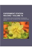 Experiment Station Record (Volume 18): (English)