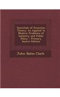 Essentials of Economic Theory
