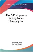 Kant's Prolegomena to Any Future Metaphysics