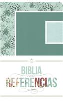 Biblia Con Referencias-Rvr 1960: Reina-valera 1960, abstracto, verde mar / celeste, símil piel / Abstract, Seafoam / Sky, Leathertouch