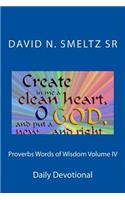 Proverbs Words of Wisdom Volume IV