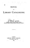 Manual of Library Cataloguing