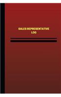 Sales Representative Log (Logbook, Journal - 124 pages, 6 x 9 inches)